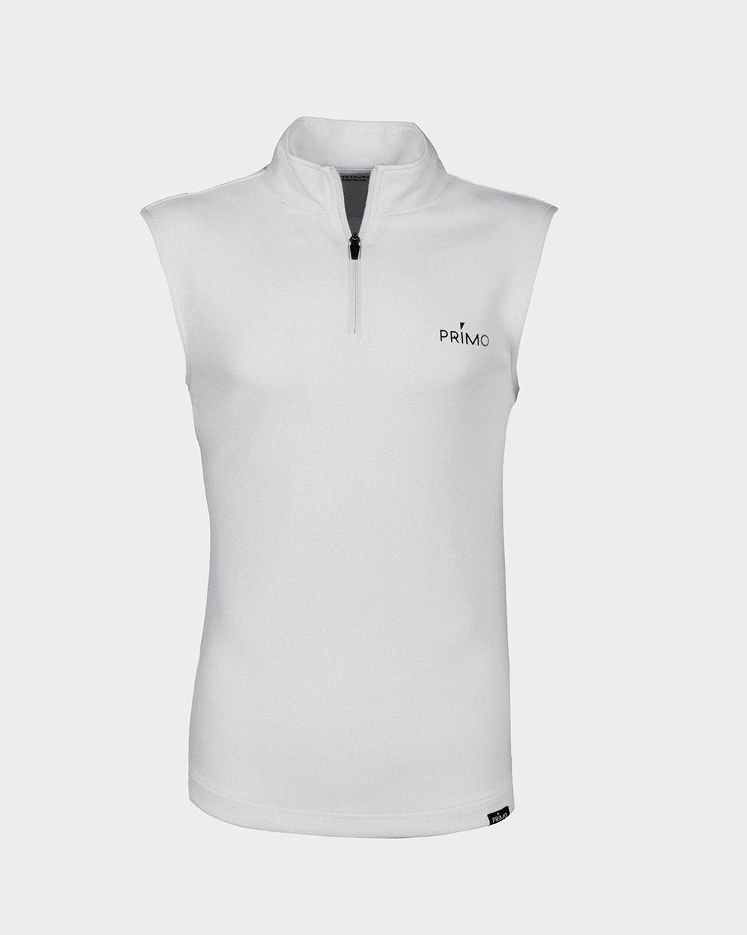 Light Gray Quarter Zip Vest