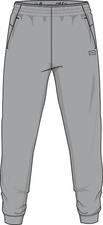 Primo Rib Knit Jogger (Light Gray)