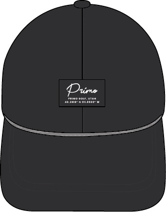 6 Panel Hat (Jet)
